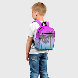 Детский рюкзак Пальмы 80s, цвет: 3D-принт — фото 2