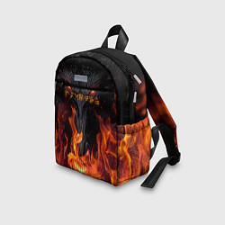 Детский рюкзак TES: Flame Wolf, цвет: 3D-принт — фото 2