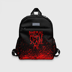 Детский рюкзак Normal People Scare Me, цвет: 3D-принт