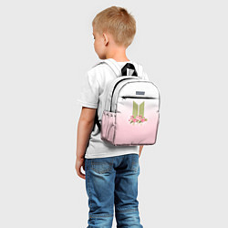Детский рюкзак BTS: Pink Flowers, цвет: 3D-принт — фото 2