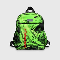 Детский рюкзак Cyberpunk 2077: Green Breaks, цвет: 3D-принт