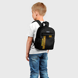 Детский рюкзак PUBG: Black Style, цвет: 3D-принт — фото 2