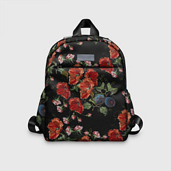 Детский рюкзак Цветущие маки, цвет: 3D-принт