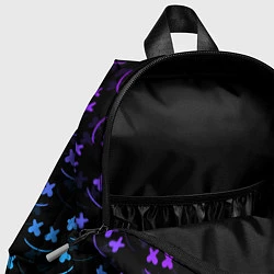 Детский рюкзак Marshmello: Dark Neon, цвет: 3D-принт — фото 2