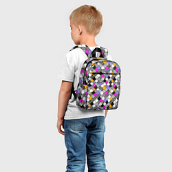 Детский рюкзак Цветная чешуя, цвет: 3D-принт — фото 2
