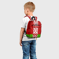 Детский рюкзак Беларусь флаг, цвет: 3D-принт — фото 2