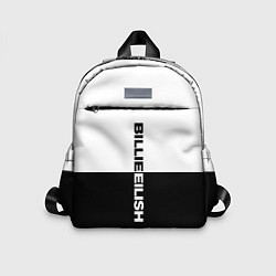 Детский рюкзак BILLIE EILISH: White & Black, цвет: 3D-принт
