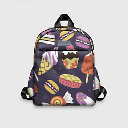 Детский рюкзак Сладости, цвет: 3D-принт