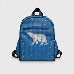 Детский рюкзак Свитер с медведем, цвет: 3D-принт