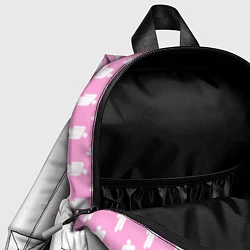 Детский рюкзак Billie Eilish: Pink Style, цвет: 3D-принт — фото 2