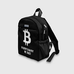 Детский рюкзак Биткоин Криптовалюта, цвет: 3D-принт — фото 2
