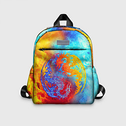Детский рюкзак Битва огней x Драконы, цвет: 3D-принт