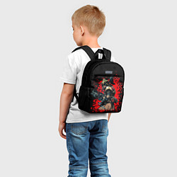 Детский рюкзак Bloodhound 3D Black, цвет: 3D-принт — фото 2