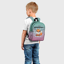 Детский рюкзак Милый лисенок, цвет: 3D-принт — фото 2