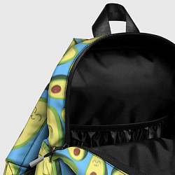 Детский рюкзак Авокадо паттерн, цвет: 3D-принт — фото 2
