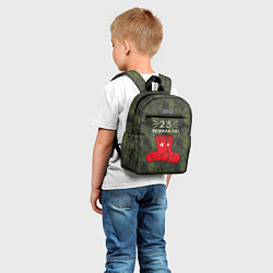 Детский рюкзак 23 февраля-ля - носки, цвет: 3D-принт — фото 2