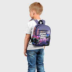 Детский рюкзак Grand Theft Auto Vice City, цвет: 3D-принт — фото 2