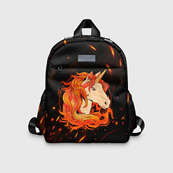 Детский рюкзак Огненный единорог