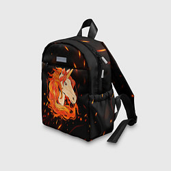 Детский рюкзак Огненный единорог, цвет: 3D-принт — фото 2