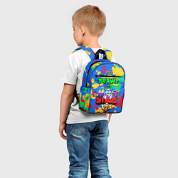 Детский рюкзак BRAWL STARS 2020, цвет: 3D-принт — фото 2
