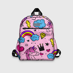 Детский рюкзак Единороги, цвет: 3D-принт