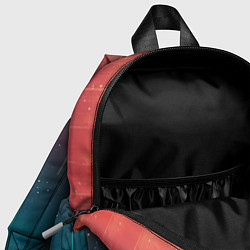 Детский рюкзак Космический Дождь, цвет: 3D-принт — фото 2