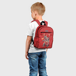 Детский рюкзак Годзилла проглот, цвет: 3D-принт — фото 2