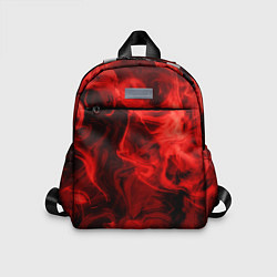 Детский рюкзак Красный дым, цвет: 3D-принт