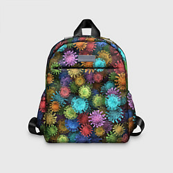 Детский рюкзак Разноцветные вирусы