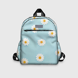 Детский рюкзак Узор с ромашками, цвет: 3D-принт