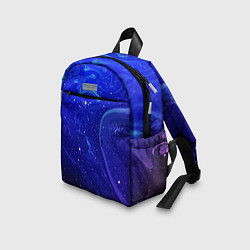 Детский рюкзак СИНИЙ КОСМОС, цвет: 3D-принт — фото 2