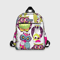 Детский рюкзак Мудрые совы, цвет: 3D-принт
