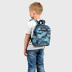 Детский рюкзак Камуфляж Полиции, цвет: 3D-принт — фото 2