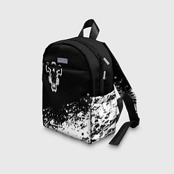 Детский рюкзак Черный Клевер Черный Бык 6, цвет: 3D-принт — фото 2