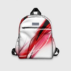 Детский рюкзак GEOMETRY STRIPES RED, цвет: 3D-принт