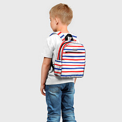 Детский рюкзак Морская полоска, цвет: 3D-принт — фото 2
