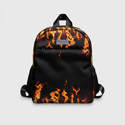 Детский рюкзак FIRE ОГОНЬ, цвет: 3D-принт