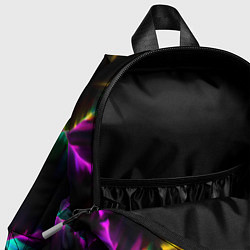 Детский рюкзак НЕОНОВАЯ ТЕКСТУРА, цвет: 3D-принт — фото 2