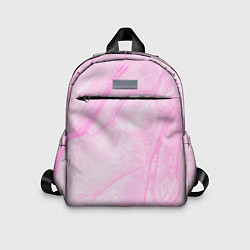 Детский рюкзак Розовые разводы краска зефир, цвет: 3D-принт