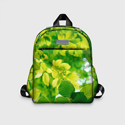 Детский рюкзак Листья, цвет: 3D-принт