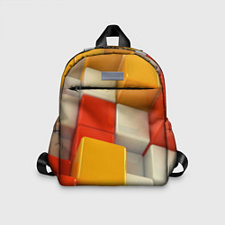 Детский рюкзак КУБЫ 3D, цвет: 3D-принт