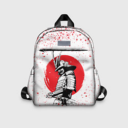 Детский рюкзак Самурай в каплях крови Z, цвет: 3D-принт
