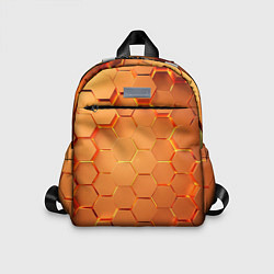 Детский рюкзак Золотые 3D плиты, цвет: 3D-принт