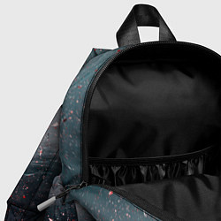 Детский рюкзак Абстракция краска разводы кап, цвет: 3D-принт — фото 2