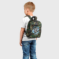 Детский рюкзак Рваный камуфляж ВДВ, цвет: 3D-принт — фото 2