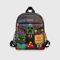 Детский рюкзак Minecraft - characters - video game, цвет: 3D-принт