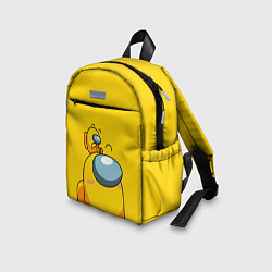 Детский рюкзак AMONG US YELLOW, цвет: 3D-принт — фото 2