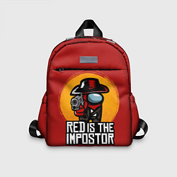 Детский рюкзак Red Is The Impostor, цвет: 3D-принт