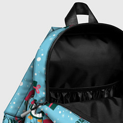 Детский рюкзак Новогодние Пингвины, цвет: 3D-принт — фото 2