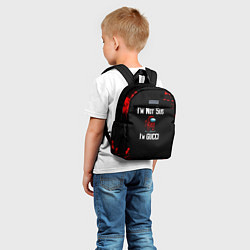 Детский рюкзак Among Us Gucci, цвет: 3D-принт — фото 2